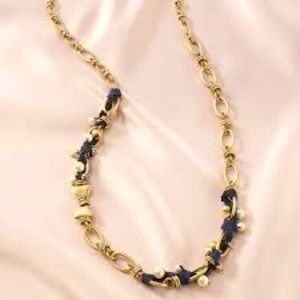 Stella & Dot The French Twist Ribbon Necklace